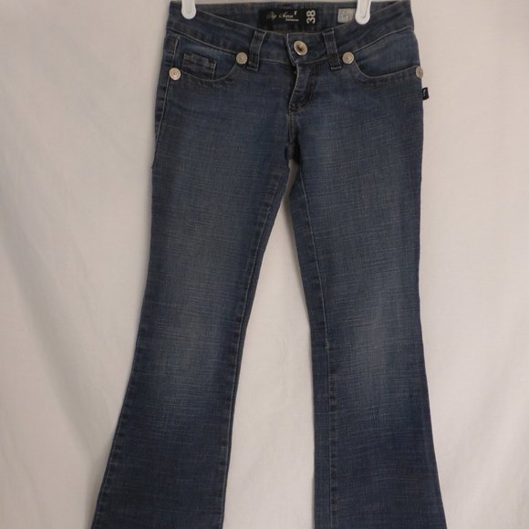 BIG SEVEN JEANSWEAR, blue jeans size 38, 14 inches